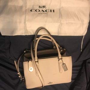 Coach multi compartment shoulder bag